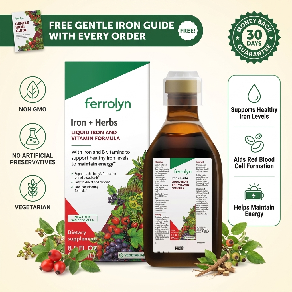 Liquid Iron + Herbs Supplement